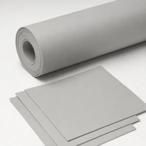 Neutral studio view of silicone leather demo material 04
